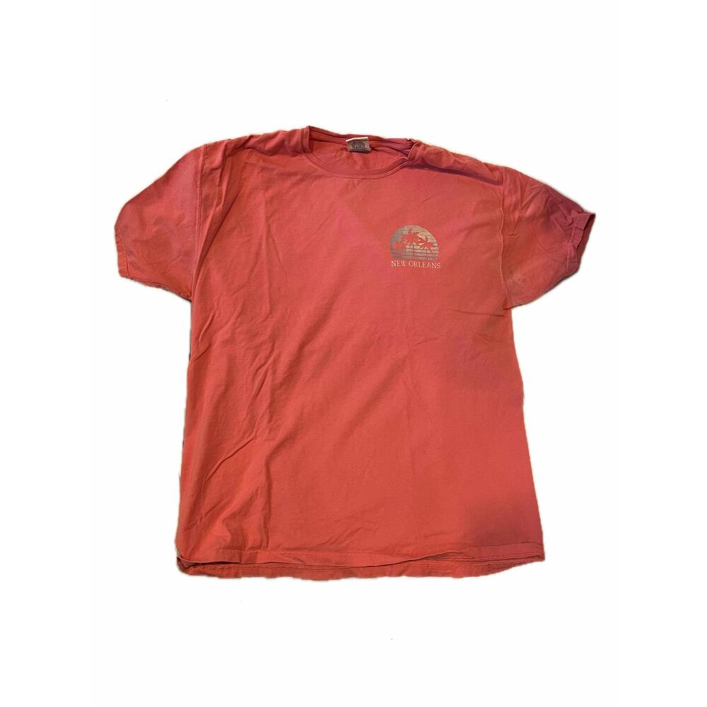 Comfort Wash New Orleans Salmon T-Shirt Mens L